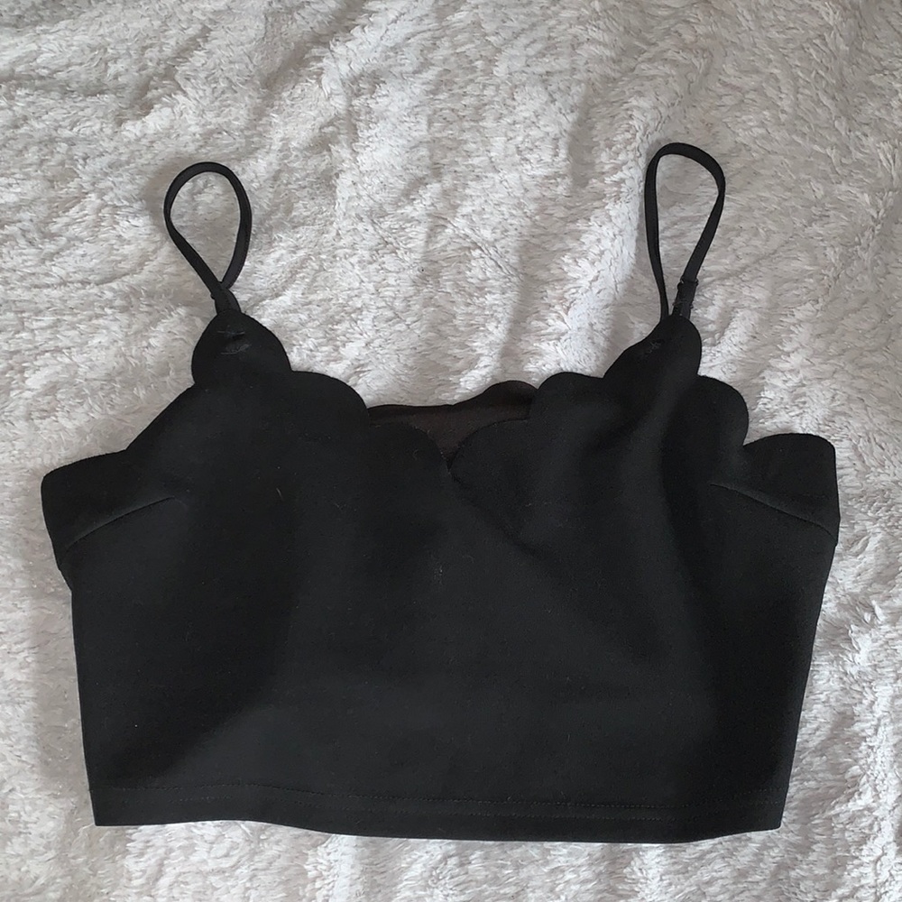Black Crop Top